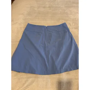 Tory Burch Sport Athletic Skirt Sz M Blue Pleated Stretch Front Pocket EUC thumbnail 9