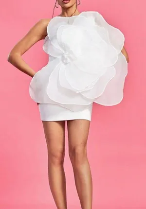 Flower White Dress thumbnail 1