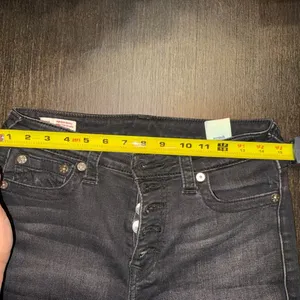 True Religion Women's Black Skinny Jeans with Signature Button Fly thumbnail 7