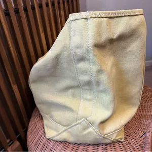 VTG L. L. Bean Boat & Tote Golden Butter Yellow Heavy Duty Canvas XL - HTF thumbnail 11