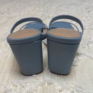 The Drop Strappy Blue Heeled Sandals Size 7.5 thumbnail 5