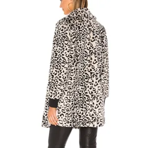 Jack by BB Dakota Top Cat Faux Fur Animal Leopard Coat thumbnail 3