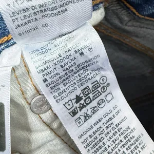 Levi's Medium Wash Button Fly Distressed Mid-Rise Cut-Off Denim Jean Shorts thumbnail 8
