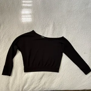 Lulus Black One-Shoulder Sweater Top thumbnail 2
