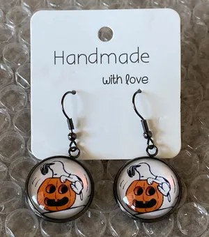 Handmade Halloween 🎃 Snoopy Fashion Earrings thumbnail 1