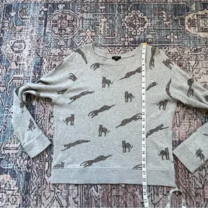Rails Theo Jaguar Sweatshirt Grey Crew Neck Pullover Size Small thumbnail 13