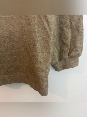 Fear of God University Essentials Tan Crewneck Long Sleeve Cotton Shirt Size 8 thumbnail 6