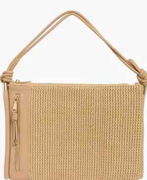 Dolce Vita Shoulder Bag Cream Boho Beach Casual thumbnail 1