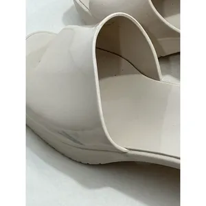 Womans Wild Fable Open Toe Block Heel Nude Color Sandal Slip On Size 11 thumbnail 6