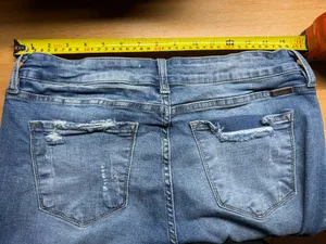KanCan Mid Rise Distressed Fringe Hem Ankle Skinny Jeans Size 13 30 KC6204M thumbnail 10