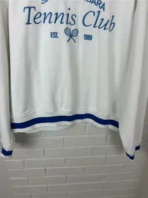 Lazy Sunday Santa Barbara Tennis Club Sweatshirt Size XL thumbnail 6