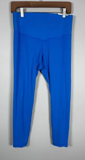 OFFLINE by Aerie Real Me Xtra 7/8 Legging Women L Blue Athleisure workout thumbnail 1