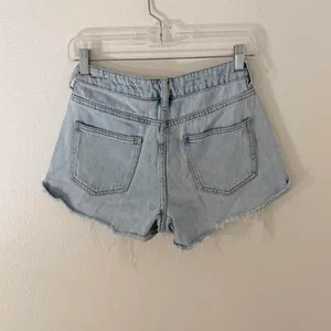 pacsun light wash denim mom shorts thumbnail 2
