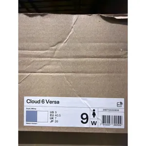 On Women's Cloud 6 Versa Shoes Dust White Blue Size 9 NWB No Lid ($170 Retail) thumbnail 8