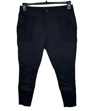 Carhartt Force X-Large (16/18) Fitted Legging Pants Hi-Rise Stretch Pocket Black thumbnail 1