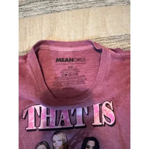 Mean Girls Y2K "That Is So Fetch" Graphic Tee Mauve Mineral Wash Pink Small S/P thumbnail 6