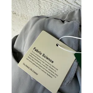 Halara High Waisted Pleated‎ Wide Leg Trousers Grey Athleisure Pants Size Large thumbnail 7