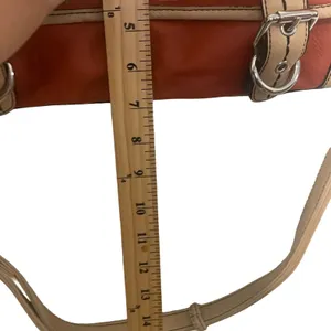 Shiraleah Leather Orange Tan Long Western‎ Shoulder Purse thumbnail 8