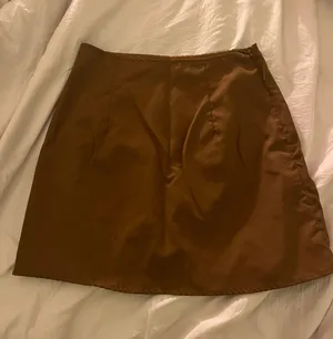 Brown Mini Skirt With Slit thumbnail 2