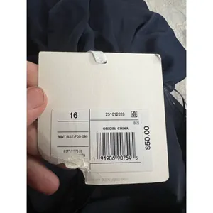 Cushnie Navy Blue Strapless Dress Woman’s Size 16 NEW thumbnail 9
