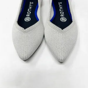 [Rothy’s] The Point Birdseye Gray Slip On Washable Ballet Flats Pointed Toe 6.5 thumbnail 8