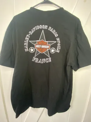 Harley Davidson Rare Vintage Paris T-shirt thumbnail 5
