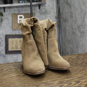 NWT Universal Thread Womens Harlan Dress Boots 88098579 Taupe Brown 6M thumbnail 5
