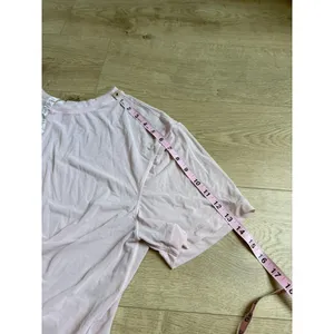 Womens Lululemon light pink sheer mesh twist‎ front athletic short sleeve sz 12 thumbnail 9
