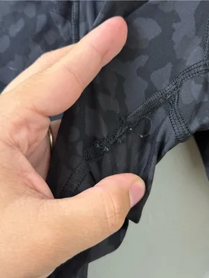 {6} FLAWS Lululemon Fast and Free Tight II 25" - Formation Camo Deep Coal thumbnail 5