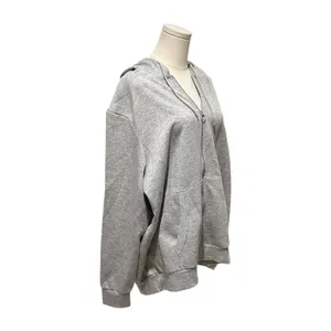 Primark Cares Women's Grey Full-Zip Hoodie Sweatshirt Size 2XL thumbnail 3