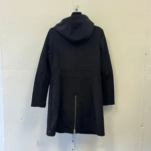 2010s M60 Miss Sixty Black Softshell Faux Fur Lined Hooded Parka Jacket Medium thumbnail 2