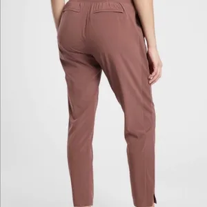 Athleta Brooklyn Ankle pants, size 4, in hearth rose thumbnail 3