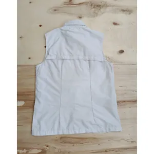 L.L.Bean Women's White Sleeveless Hiking Outdoor Shirt Top S Small Vented Excell thumbnail 9