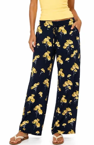LOFT Wide Leg pull on pants size Medium thumbnail 1