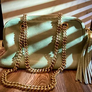 Gently Used - Gucci Soho Chain Shoulder Bag In Light Blue thumbnail 2