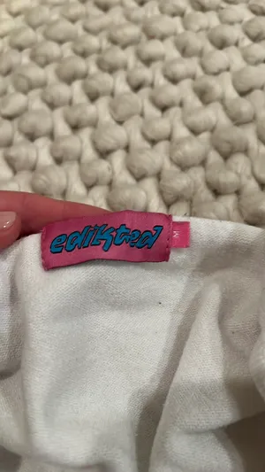 White Edikted Sweater Cropped thumbnail 2