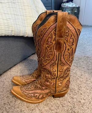 J.B. Dillon Boots Brown Size 8 thumbnail 1