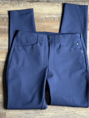 Nwt RLX Ralph Lauren Women's Golf Pants Navy Stretch Size 2 thumbnail 10