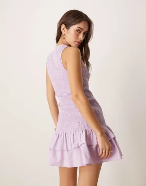 ASOS Mini Purple Dress thumbnail 2