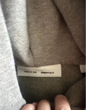 Fear of God Essentials double zip hoodie thumbnail 3