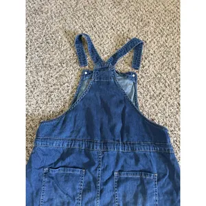Time and Tru Women's Denim Drawstring‎ Overalls Size Small (4-6) thumbnail 7