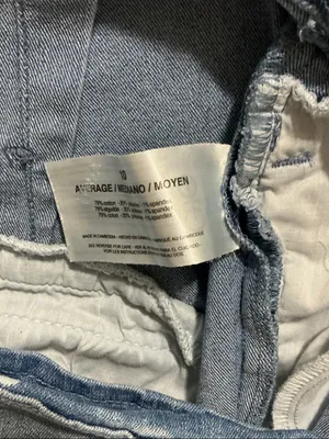 Gloria Vanderbilt Light Blue Denim Pleated Women's Shorts thumbnail 9