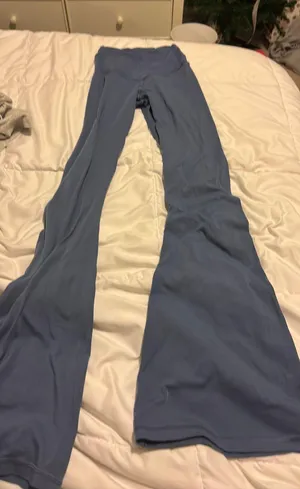 Aerie dusty blue flared leggings thumbnail 1