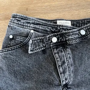 Pilcro Moto Wrap Denim Mini Skirt Jean thumbnail 3