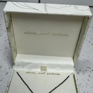 Olivia and‎ Jackson Sterling Silver Cubic Zirconia Cross Necklace 16+2" NIB thumbnail 3