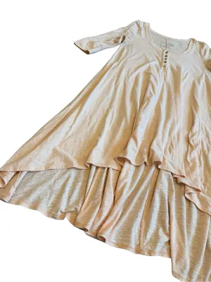 We The Free Drippy High Low Tunic Dress Jersey Stretch Flowy Size Small Women's thumbnail 6