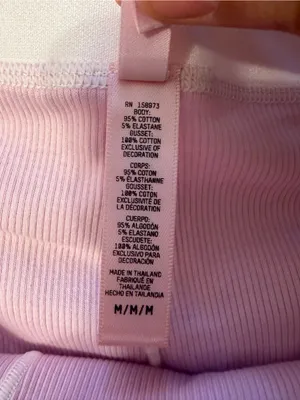 SKIMS women Light Pink Ribbed Boxer Shorts thumbnail 4