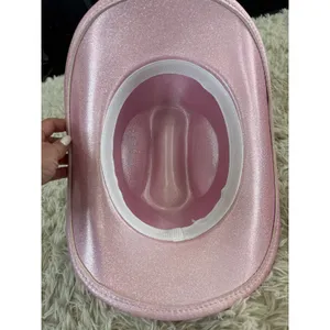Sparkling Pink Rhinestone Cowboy‎ Hat Bling Western NWOT thumbnail 6