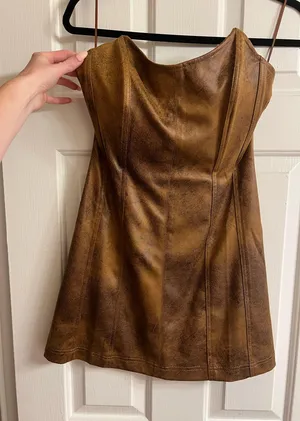Urban Outfitters Dress Brown thumbnail 1