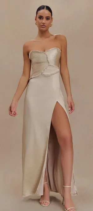 Meshki Larissa Dress Satin Maxi thumbnail 1